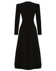 Exquise Black Crew Neck Dress  - Porterist 2