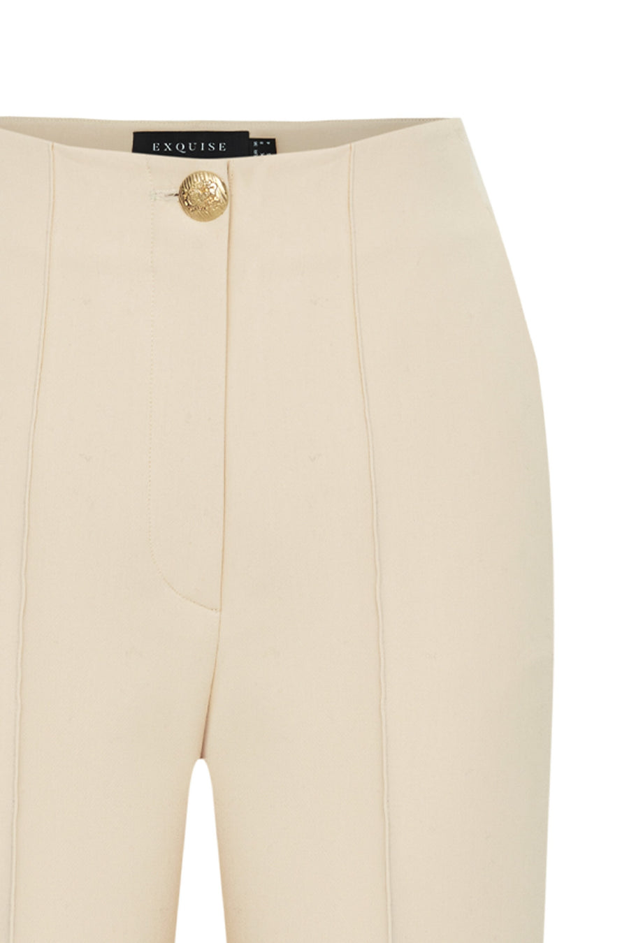 Exquise  Relaxed Fit Beige Pants - Porterist 8