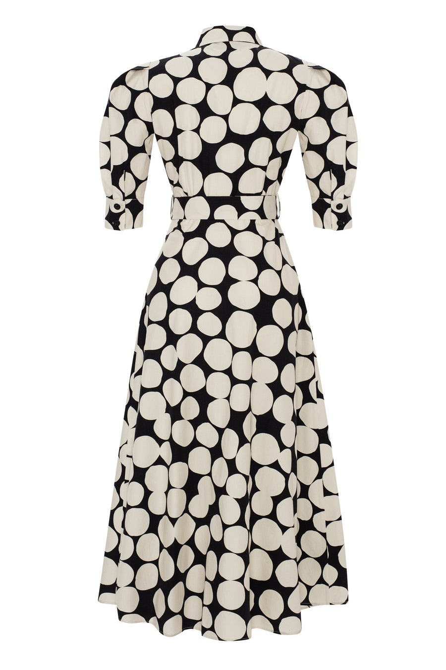 Polka Dot Patterned Mens Collar Dress Fınal Item - Porterist 2