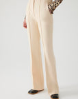 Exquise  Relaxed Fit Beige Pants - Porterist 4