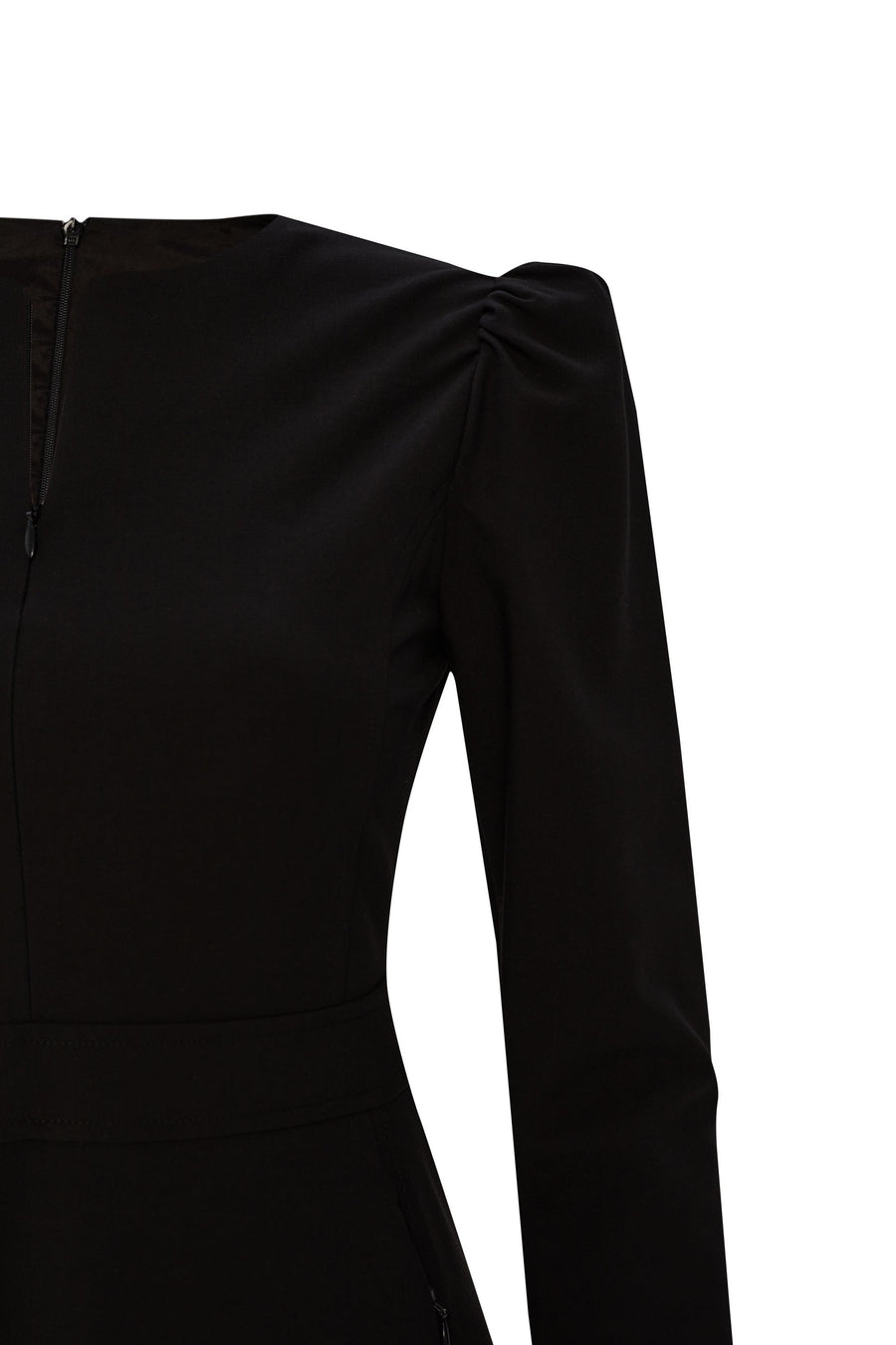 Exquise Black Crew Neck Dress  - Porterist 3