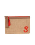 Punch Letter Clutch - Orange | Porterist