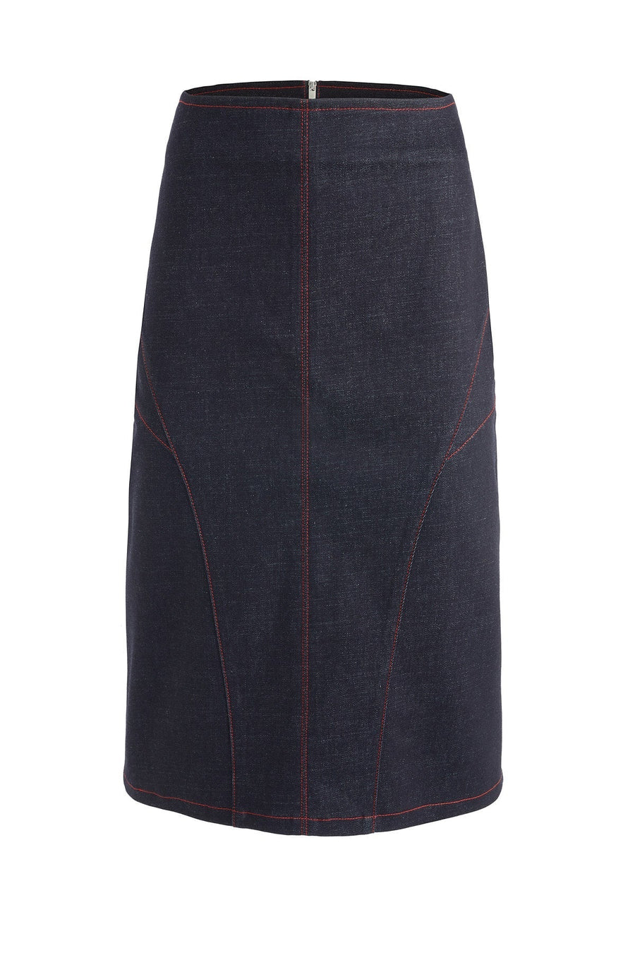 Davidson Blue Denim Pencil Skirt
