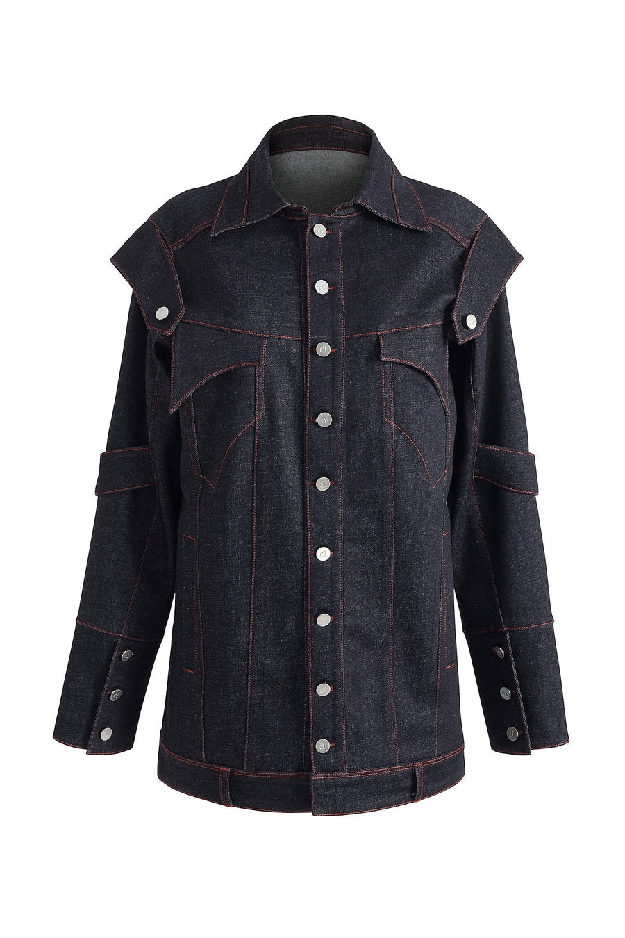 Davidson Blue Oversize Jacket