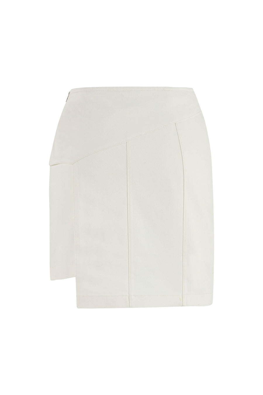 Ron Eye Mini White Skirt