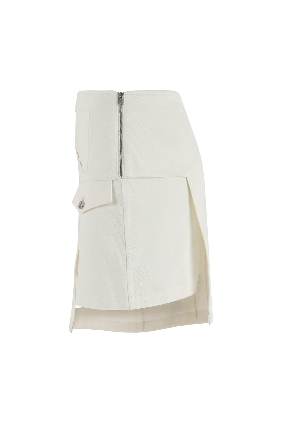 Ron Eye Mini White Skirt