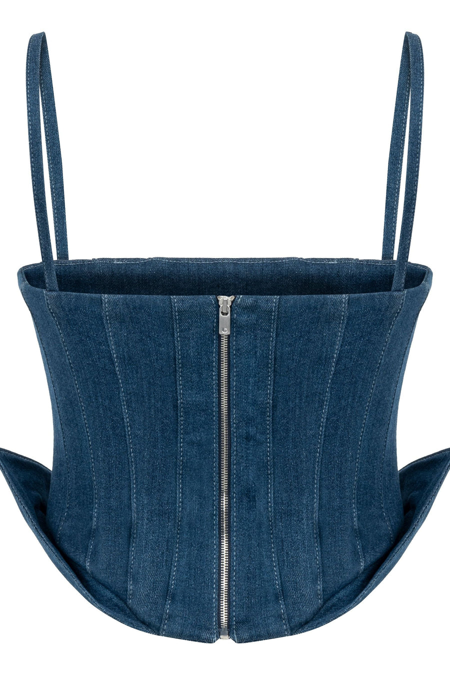 Sosa Square Neck Blue Top