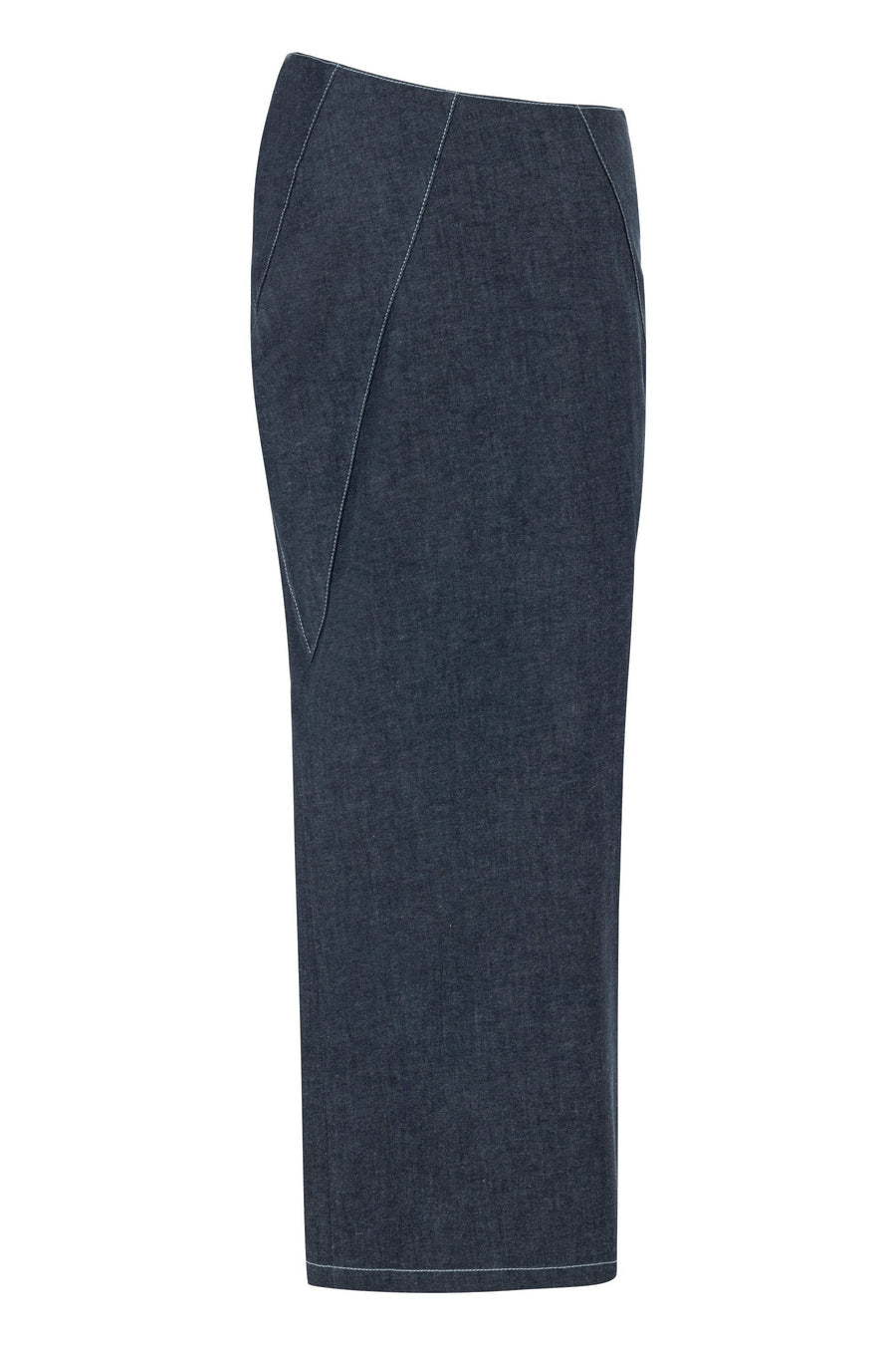 Vonk Assymetric Blue Long Skirt