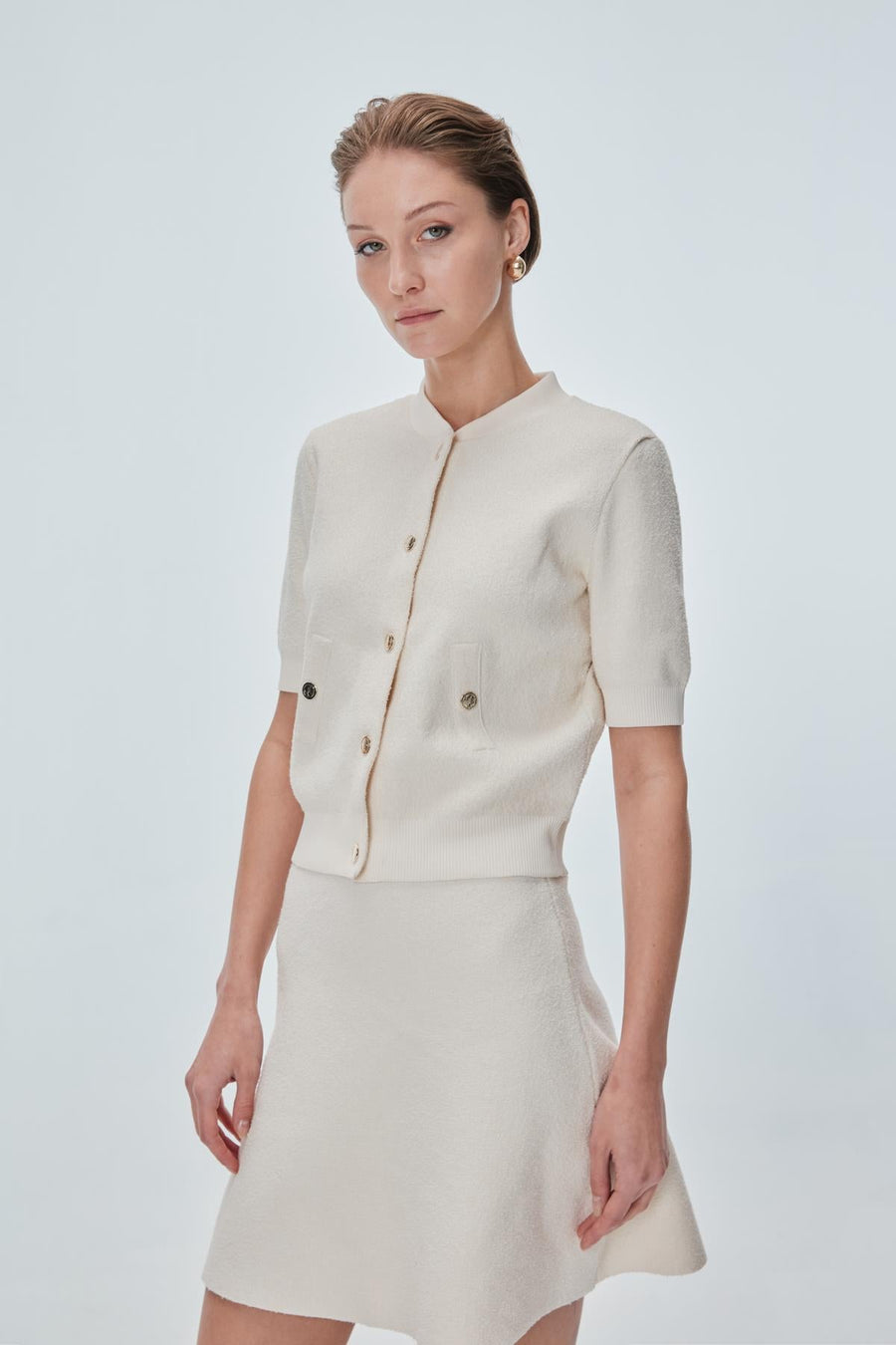 Join Us Ecru Mini Bell Skirt - Porterist 3