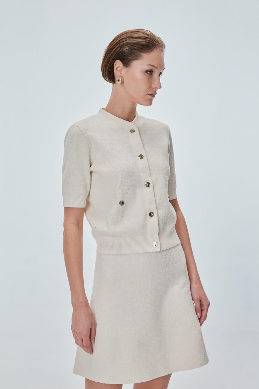 Join Us Ecru Mini Bell Skirt - Porterist 4