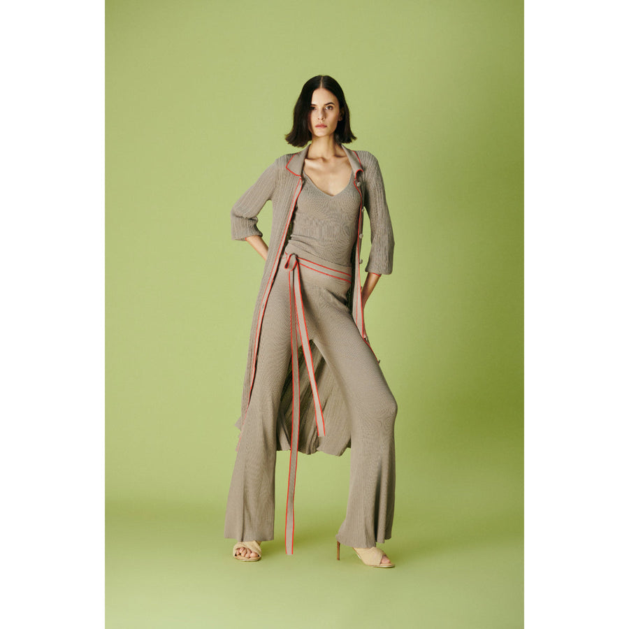 Judy Brown Pants With Belted Waist | Porterist