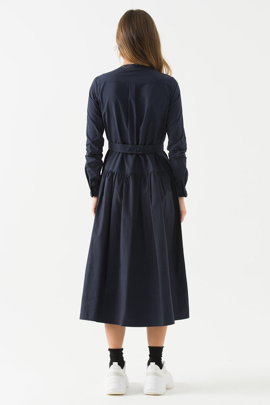 Parachute Dress with Buttons on the Front