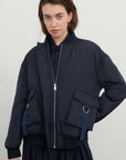 Fiber Filled Coat Navy Blue  - Porterist 1