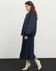 Fiber Filled Coat Navy Blue  - Porterist 5