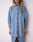 Denim Skirt Light Blue