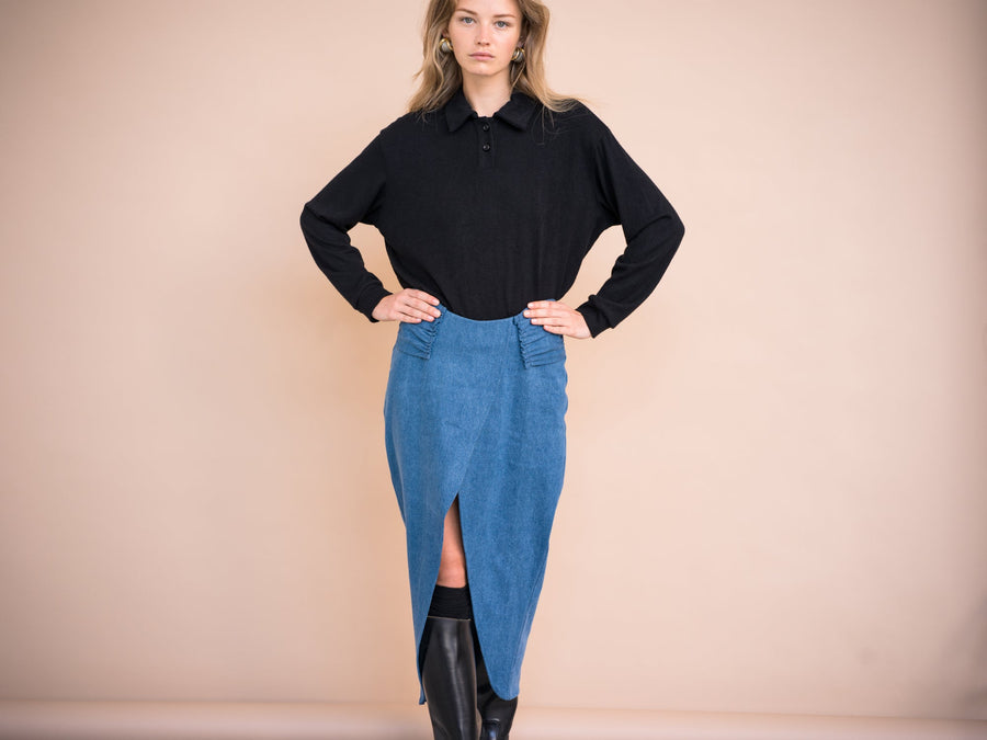 Denim Skirt Original Blue