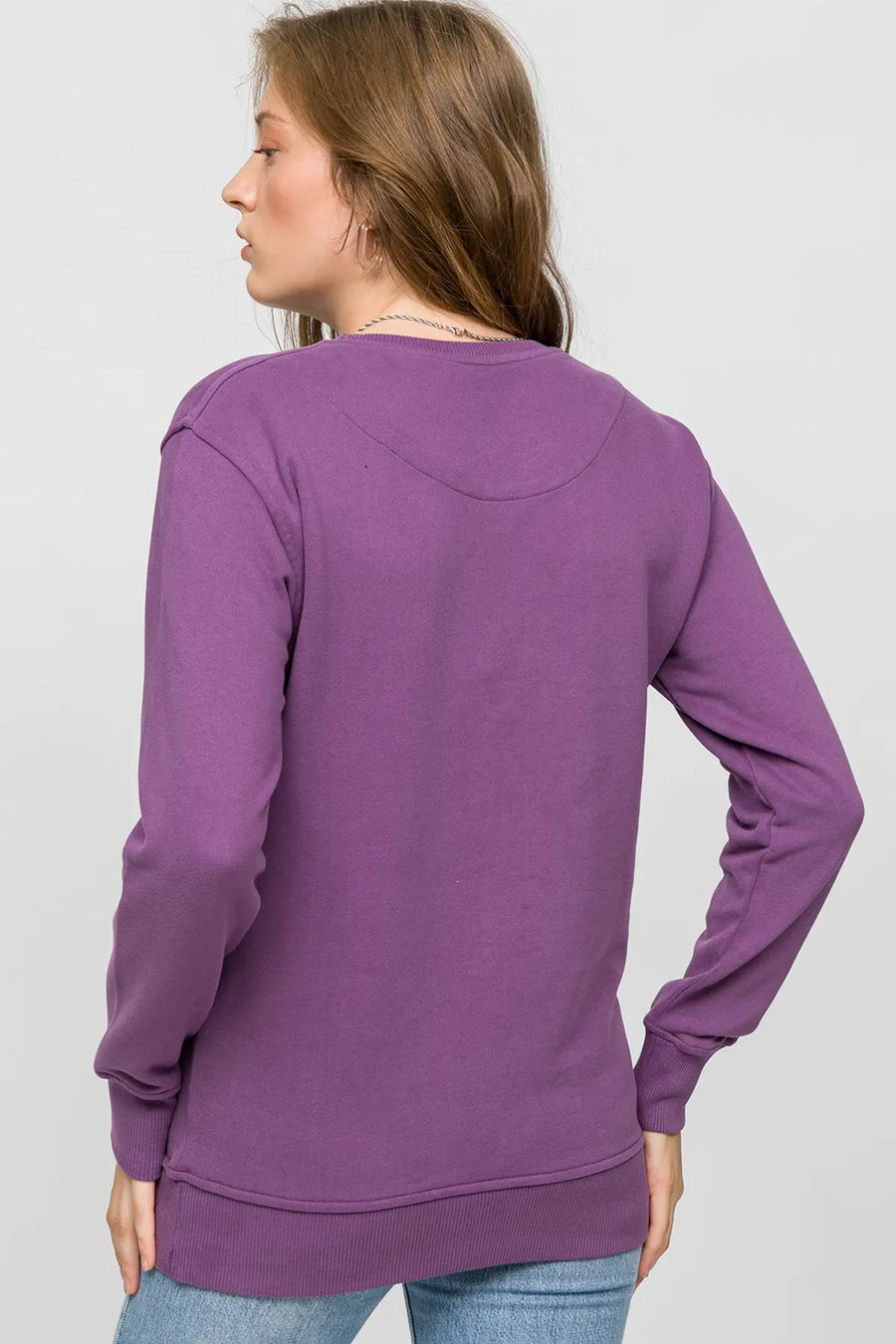 Basic Sweatshirt Purple | Porterist