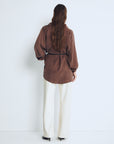 Kai Oversize Brown Shirt - Porterist 4