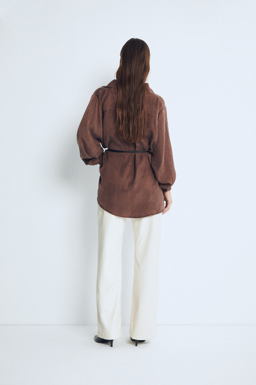 Kai Oversize Brown Shirt - Porterist 4