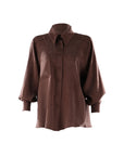 Kai Oversize Brown Shirt - Porterist 5