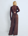 Brown Kai Palazzo Pants - Porterist 4