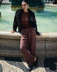 Brown Kai Palazzo Pants - Porterist 1