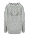 Hooded Knitwear Sweater - Grey