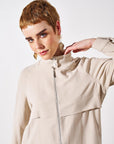 Neckband Jacket Stone with Zipper Closure - Porterist