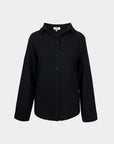 Noir Black Linen Shirt - Porterist 4