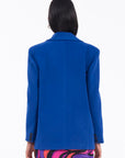 Sax Blue Double Breasted Blazer Jacket  - Porterist 3