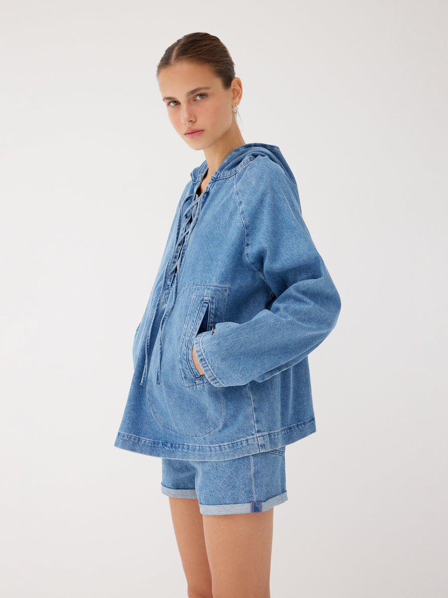 Denim Hoodie