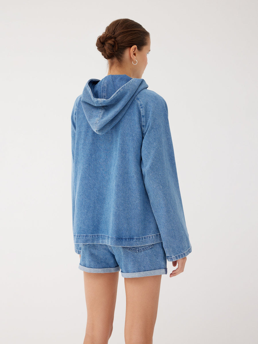 Denim Hoodie