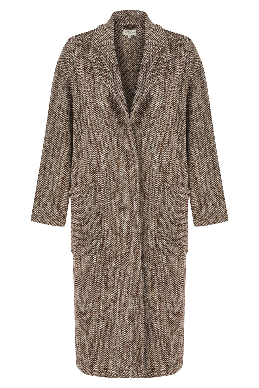 Oversized Herringbone Coat