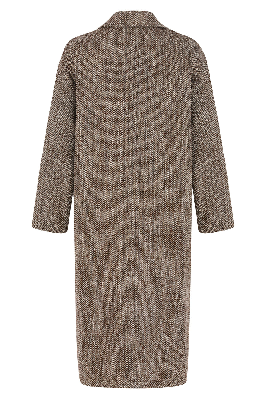 Oversized Herringbone Coat