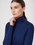 Mısırlı 1951 Navy Blue Turtleneck Long Sleeve Sweater  - Porterist 3