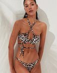 Lea Bikini Top Leopard | Porterist