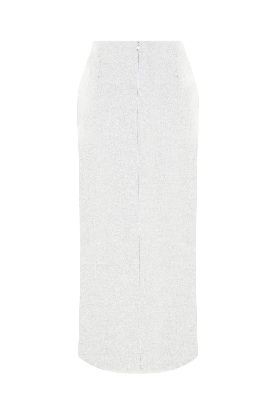 Lea Maxi Skirt in Blanche