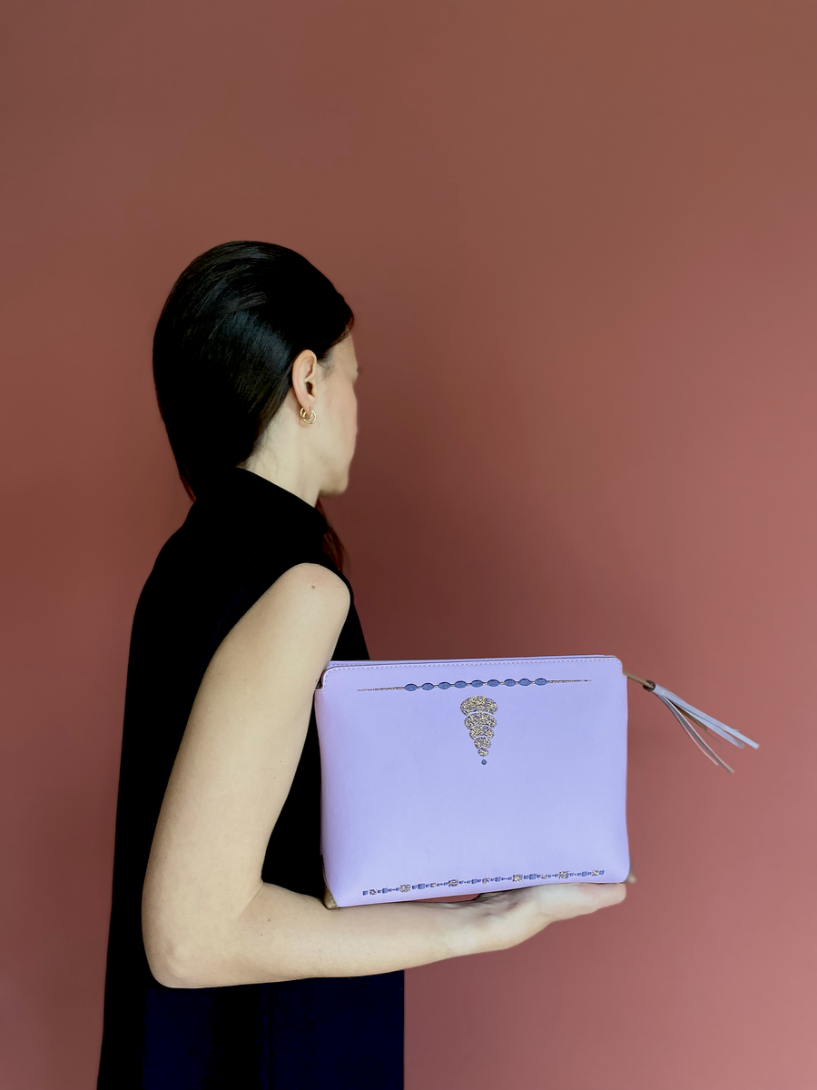 Lilac Mun Clutch - Small Size | Porterist