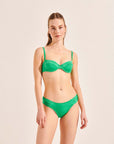 Luna Bikini Top Green | Porterist