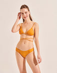 Luna Bikini Top Orange | Porterist