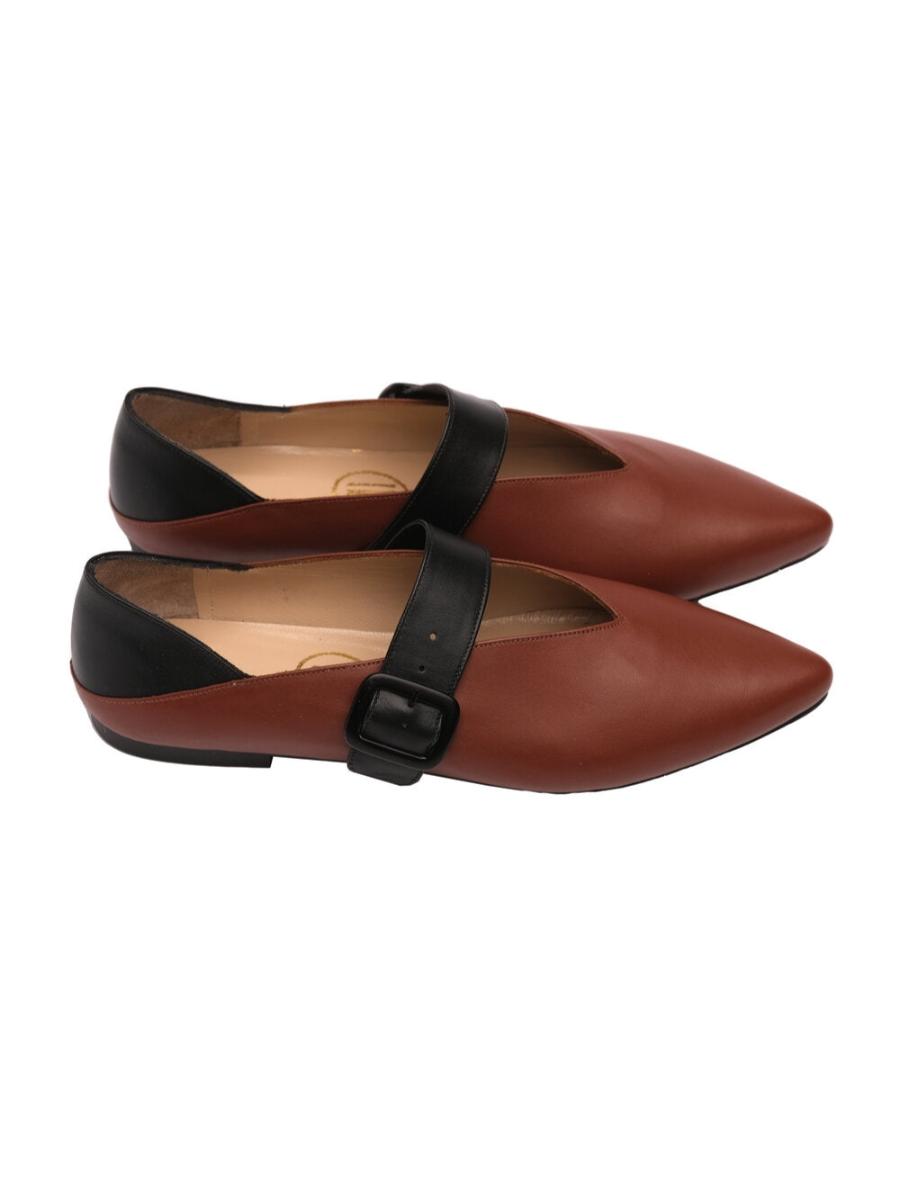 Burgundy Toledo Ballet Flats | Porterist