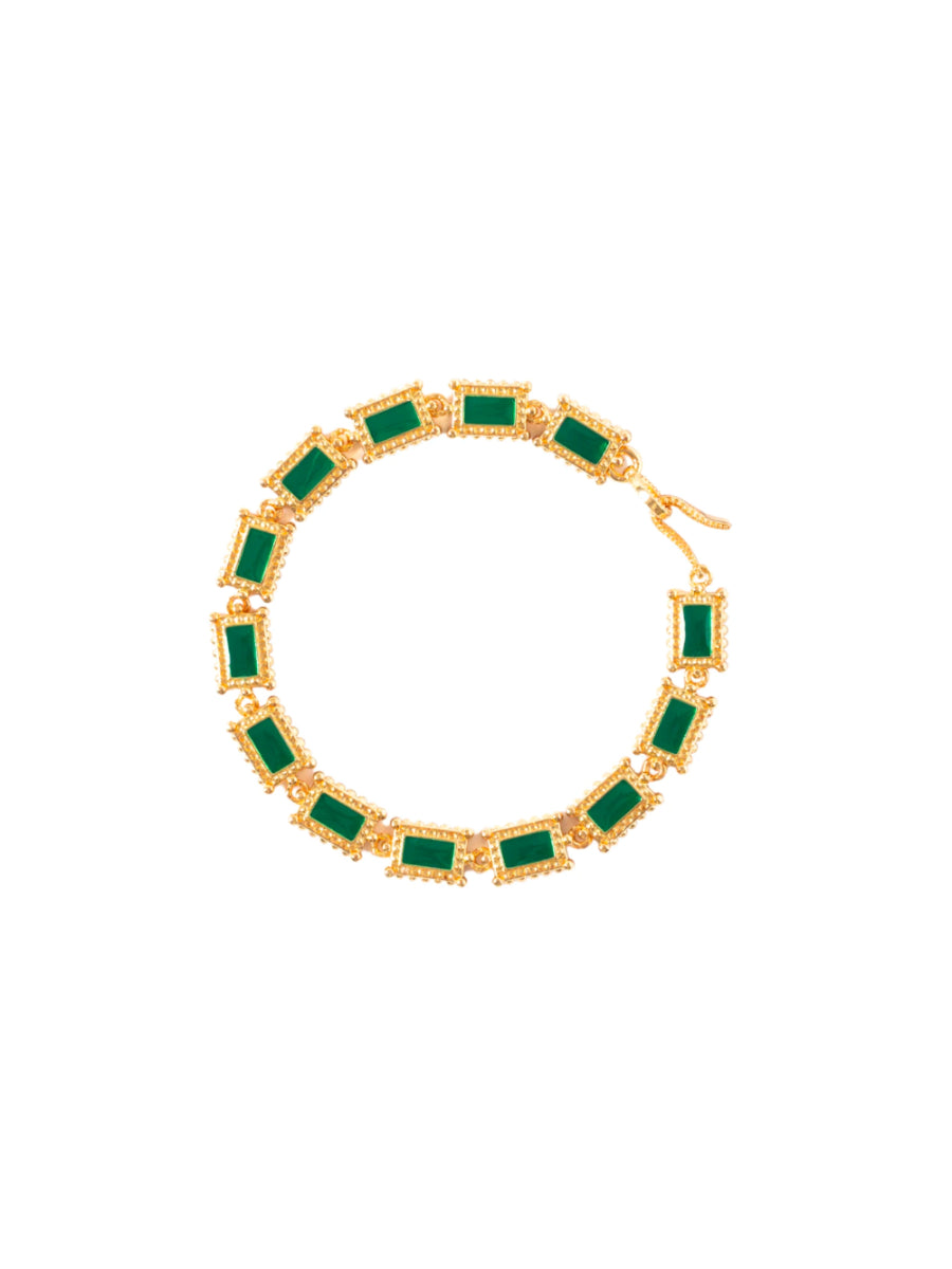 Ravenna Rectangle Gold Bracelet | Porterist