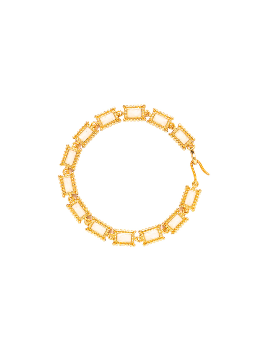 Ravenna Rectangle Gold Bracelet | Porterist