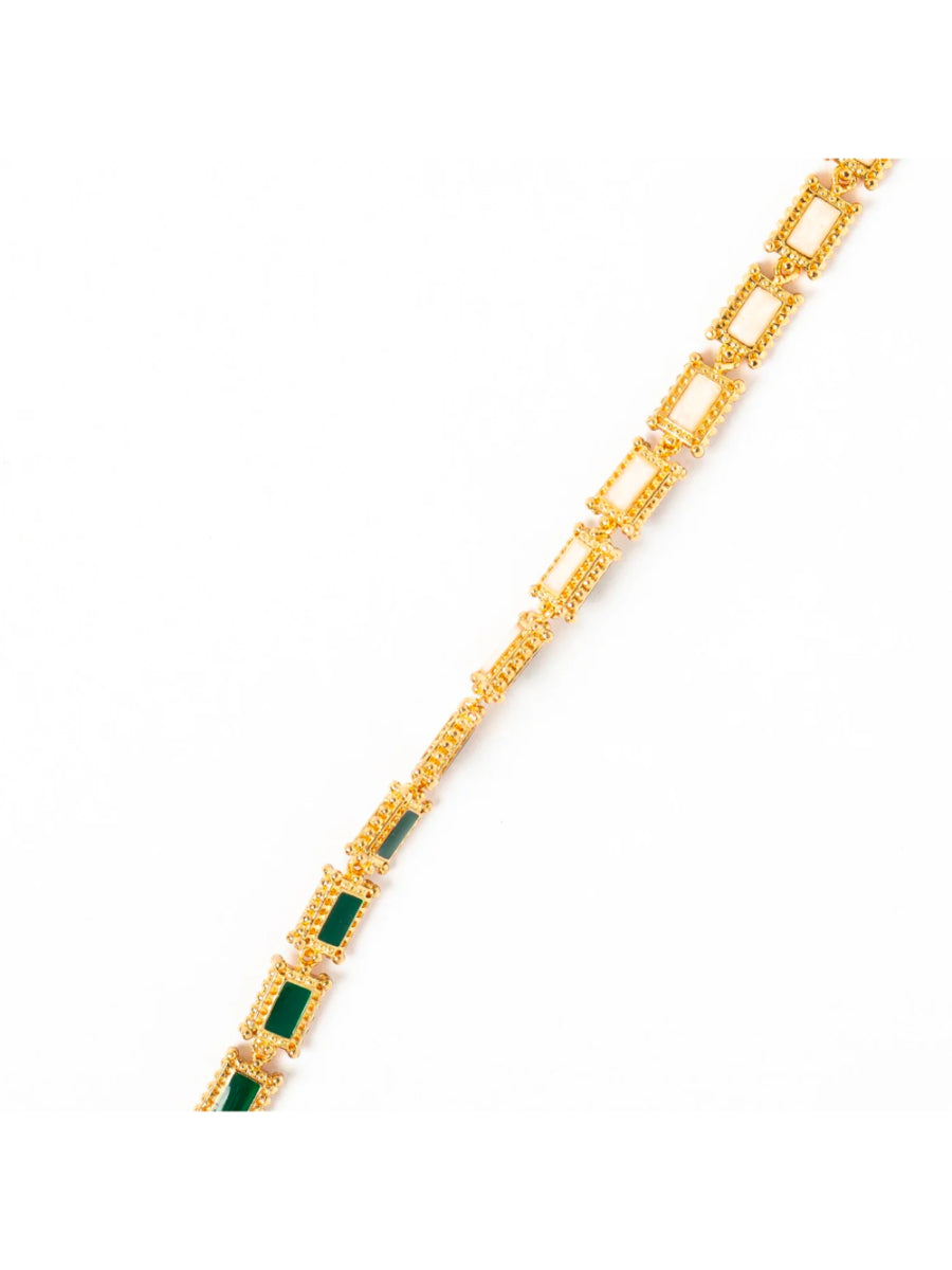 Ravenna Rectangle Gold Bracelet | Porterist