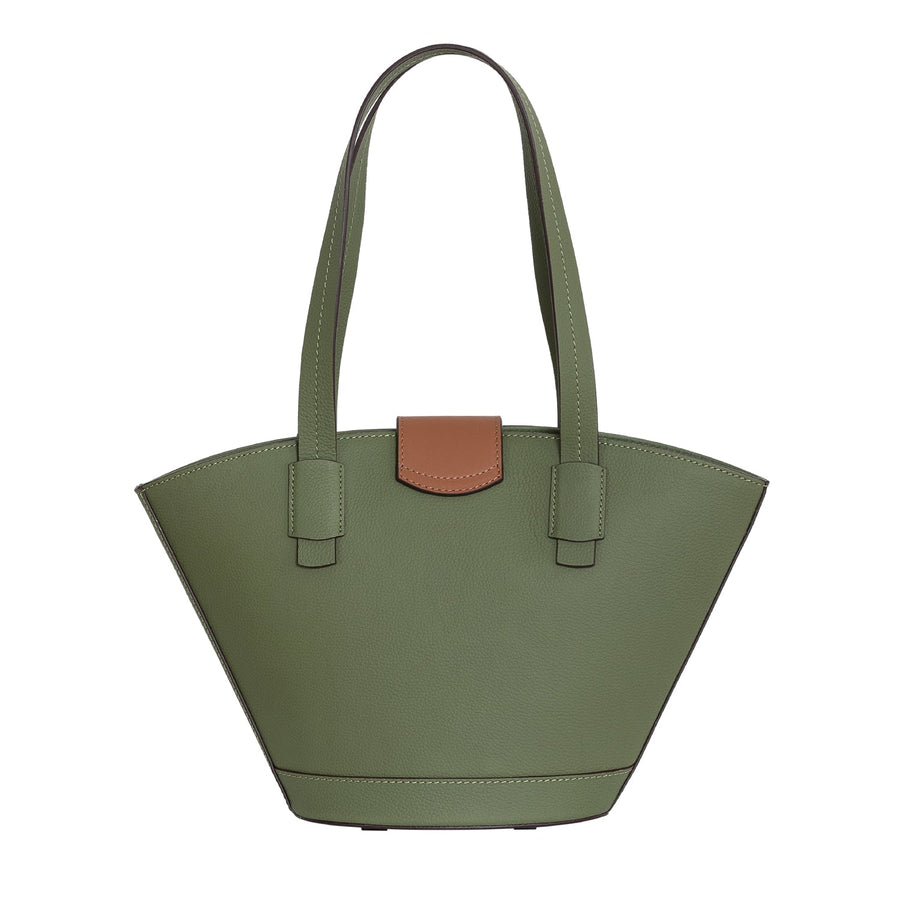 Marla Green Leather Hand & Shoulder Bag | Porterist