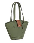 Marla Green Leather Hand & Shoulder Bag | Porterist