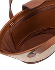Marla Leather And Rafia Mini Hand & Shoulder Bag | Porterist