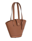 Marla Tan Leather Hand & Shoulder Bag | Porterist