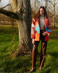 Mars Colorful Isohips Patterned Inflatable Coat | Porterist