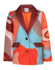 Mars Colorful Isohips Patterned Inflatable Coat | Porterist
